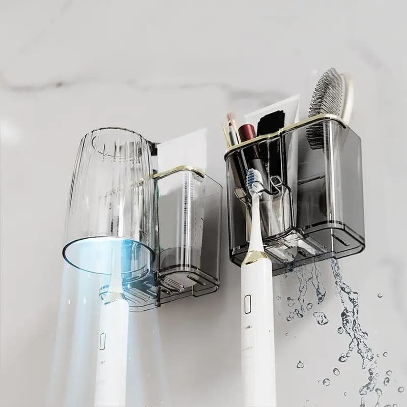 Electric Toothbrush Door Wall Brush Organizers Bathroom Shower Organizer Wall Holders for Electric