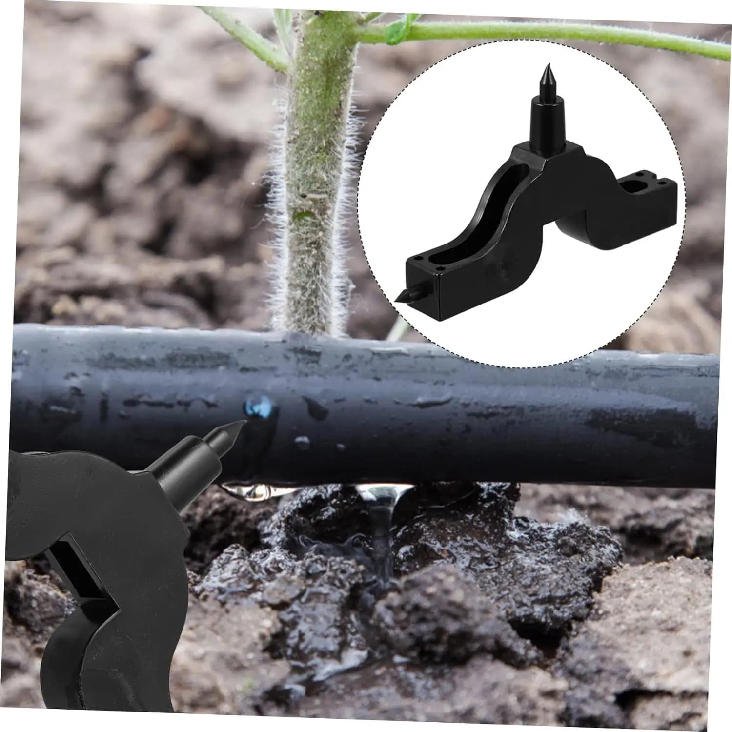 30pcs Agricultural Irrigation PE 4/7 Capillary Hole Opener,3‑4mm Drill Tool for Drip Irrigation Pipe Drip Arrow Drip Head