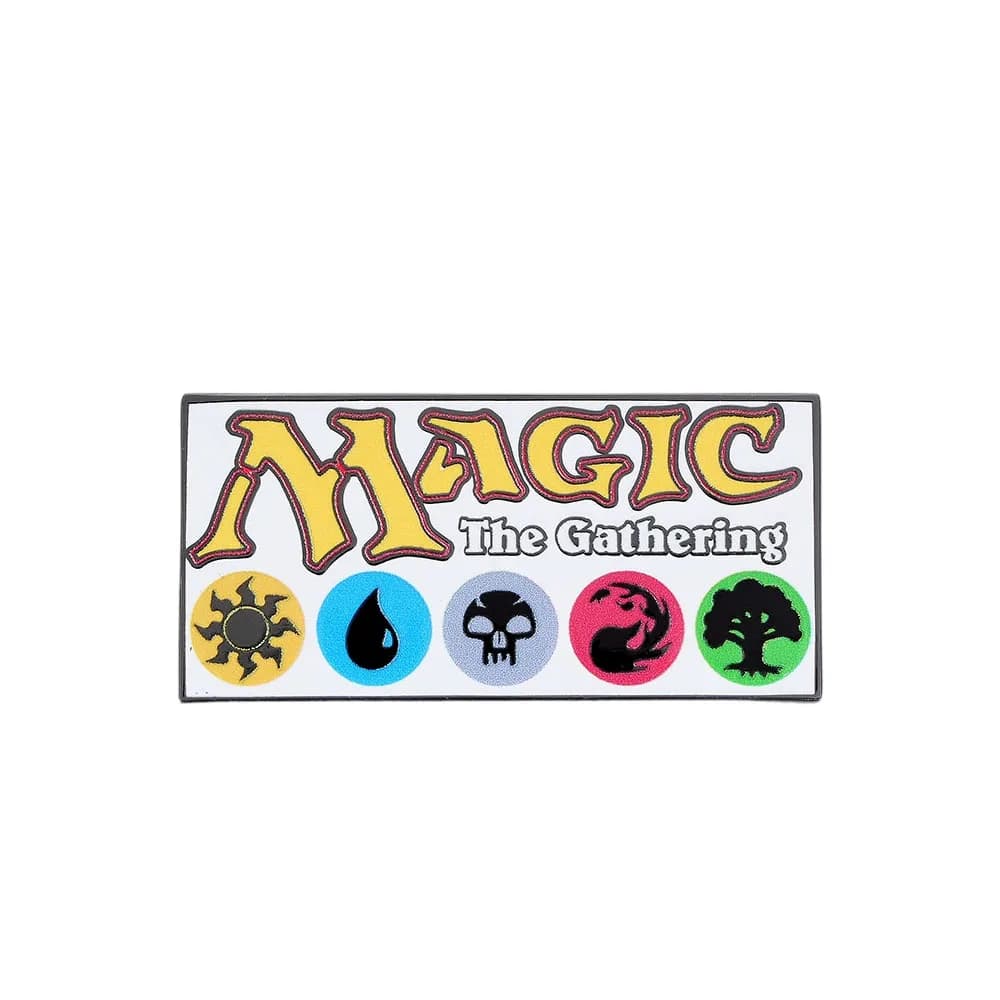 Magic: The Gathering Logo Spilla da bavero Crazy Cool Gioco di carte Spilla Gioielli gotici di Halloween Meraviglioso regalo per giocatori