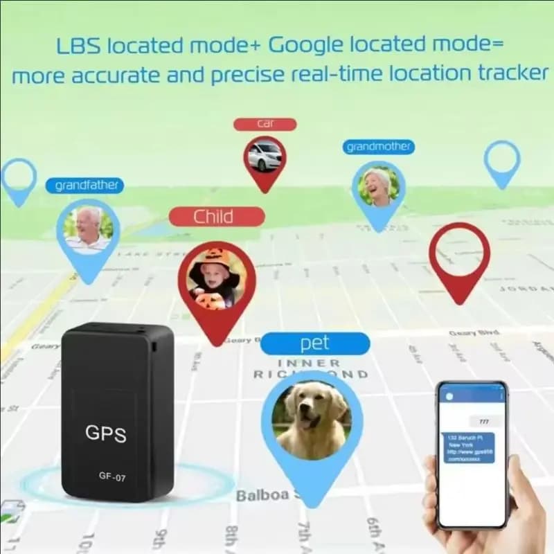 Motorcycle Car Gps Tracker Gf07 Mini Tracking Locator Magnetic Vehicle Tracker Locator for Pets Child Elderly Gps Position App tile tracker tracking device key finder