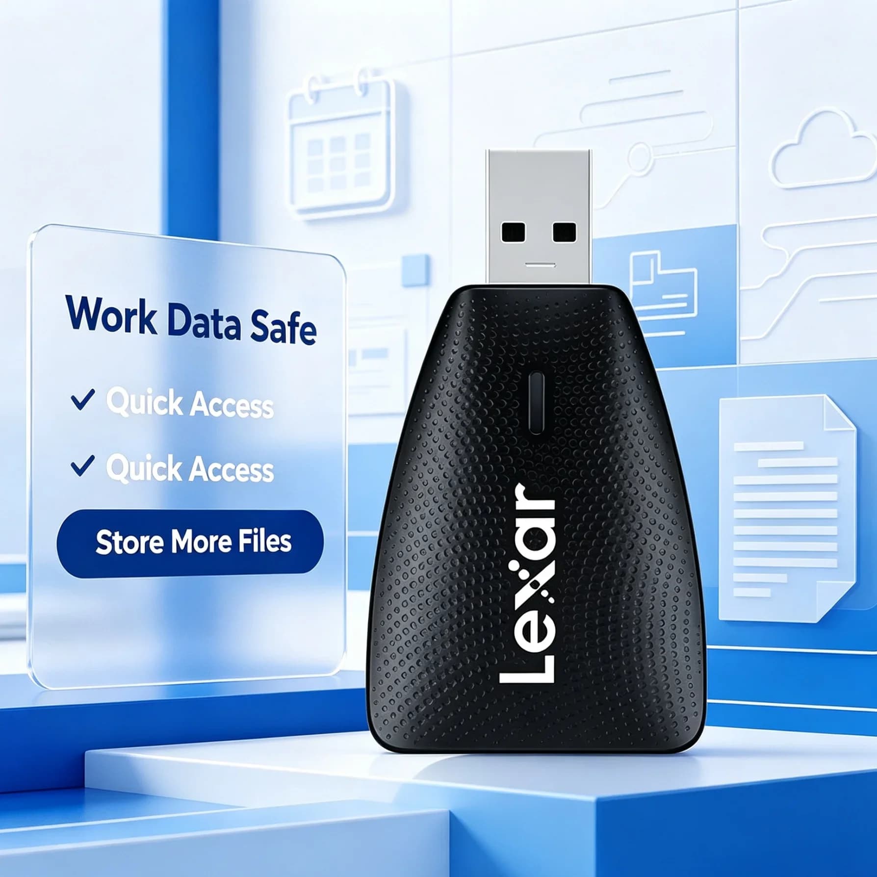 Home Server Memory Card Reader Lexar USB 3.1 SD Micro SD TF Adapter Batch Import Photo Video Library Storage Management PC