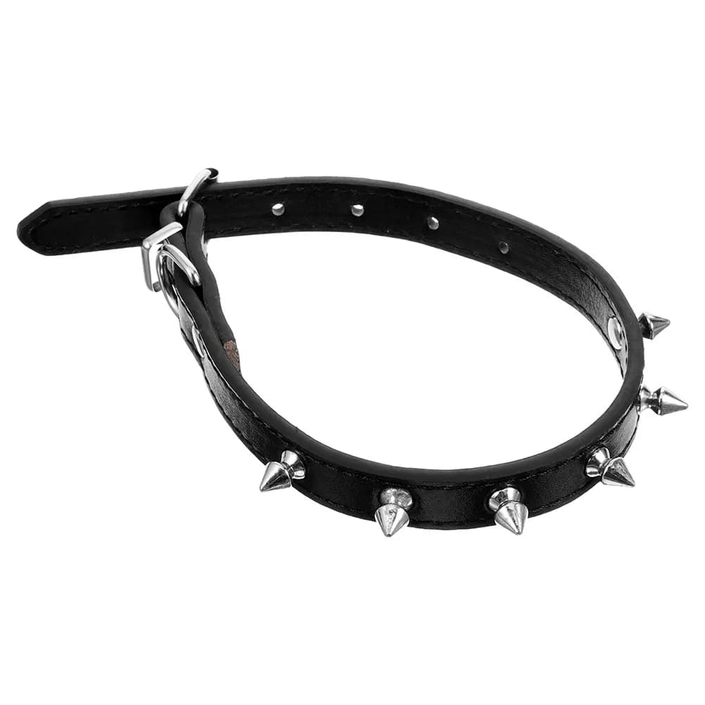 Collare per Animali Domestici con Borchie, Regolabile, Comodo ed Elegante, Stile Punk, Decorazione per Collo di Cani e Gatti