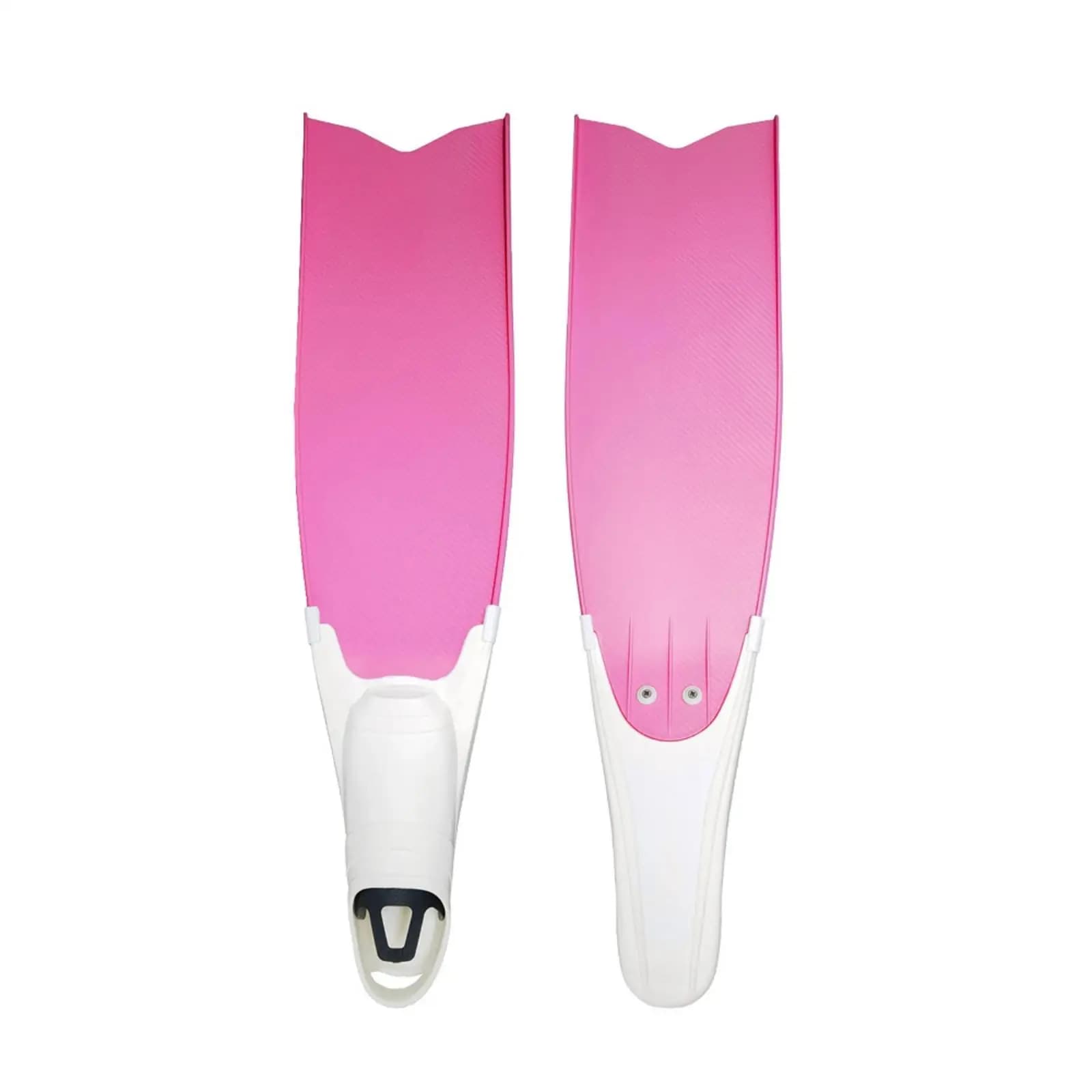 Freediving Long Fins Streamlined Design Diagonal Rib Texture for Underwater Hunting Training and Snorkel Trips