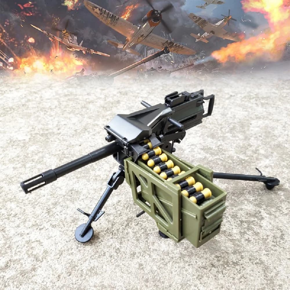 1/6 Mk19 Grenade Launcher 4d Heavy Machine Launcher Model DIY Assemble Military Accessory Boys Collection Miniature Puzzle Model
