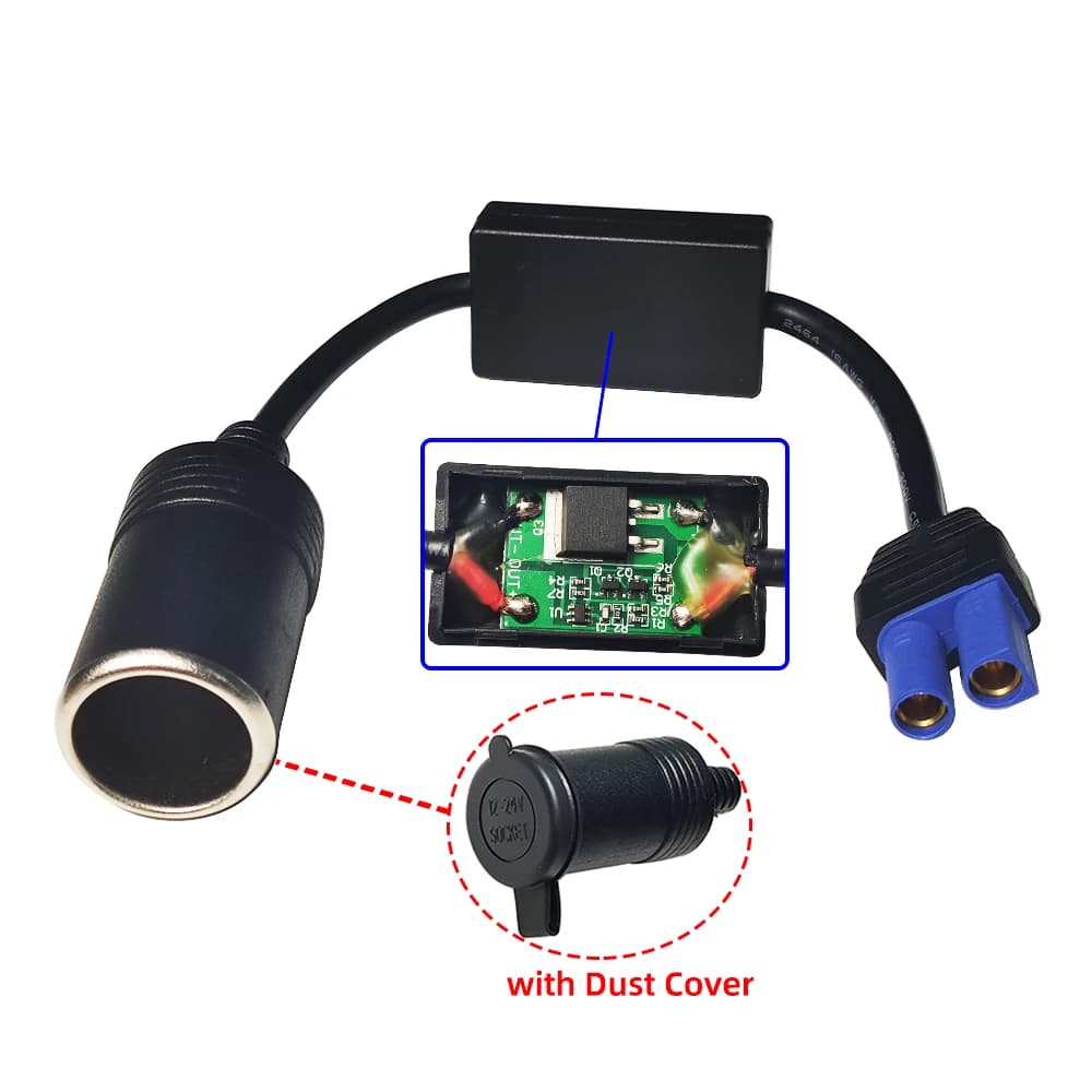 Batteria per auto Booster Auto Jump Starter Protezione da sottotensione EC5 DC Cavo adattatore presa accendisigari per Bestek DBPower