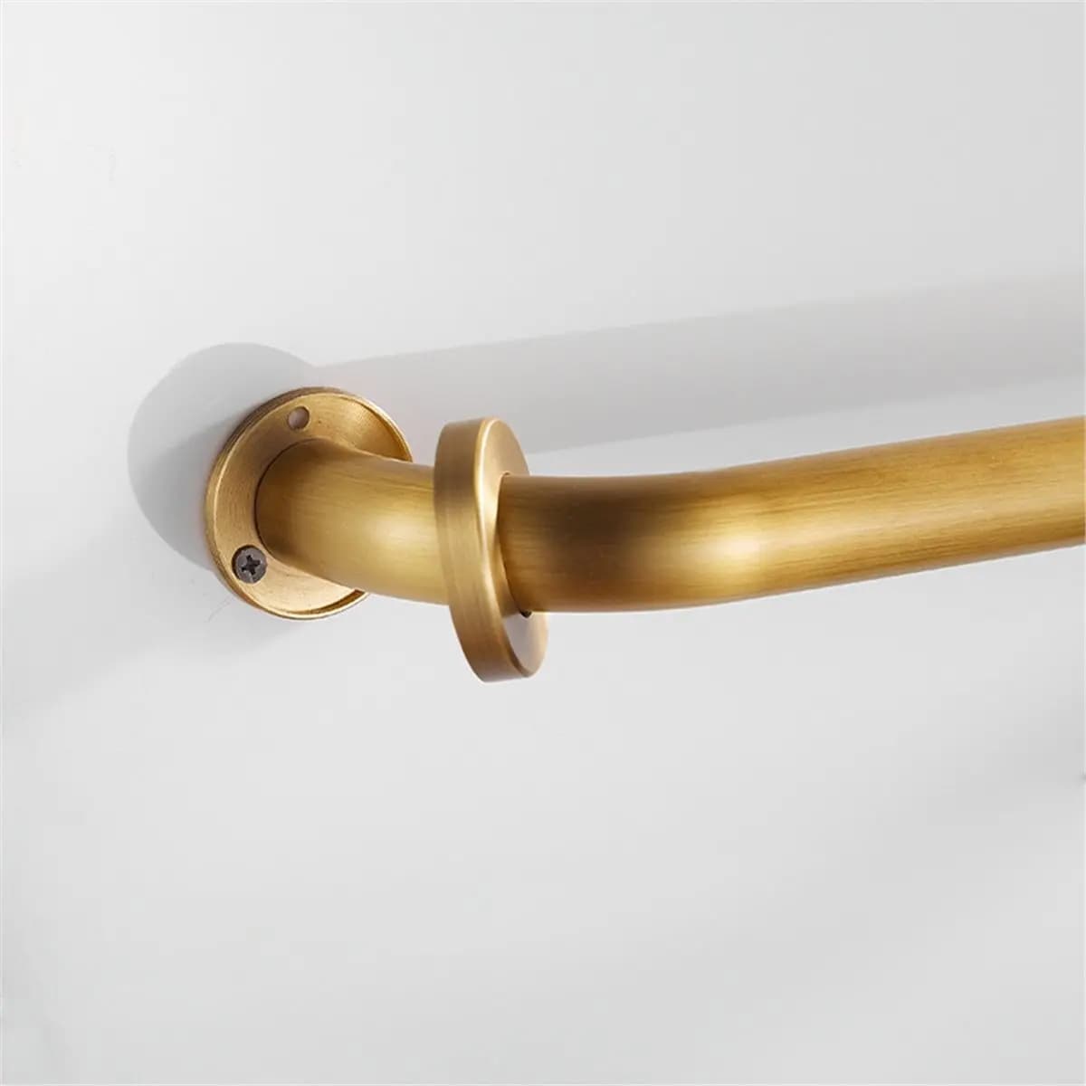 TODAY@BUY@~ Bathroom Shower Grab Bar with Concealed Screws, Home Bath Hardware, Gold Finish (400mm)
