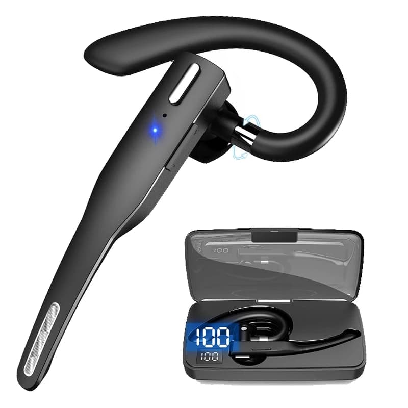 EARDECO Ear Hook Wireless Headphones HiFi Bass Stereo Music Business Headphones Bluetooth Headset Bluetooth Headset for Phone