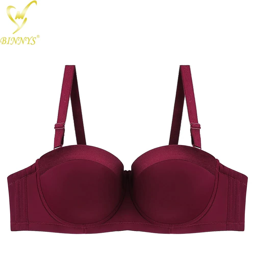 Binnys reggiseno senza spalline coppa D da donna 38d Lingerie femminile Plus Size Big Cup intimo donna reggiseni donna di grandi dimensioni