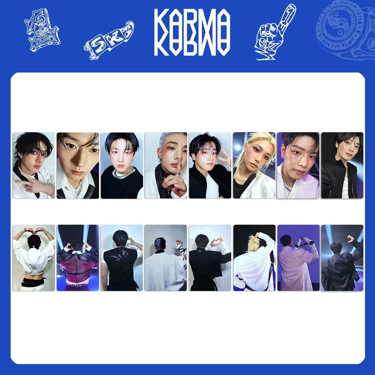 STRAY KIDS Photods Album KARMA Celebrity Card Edizione limitata SKZ Nuovo album Card Carta in edizione speciale