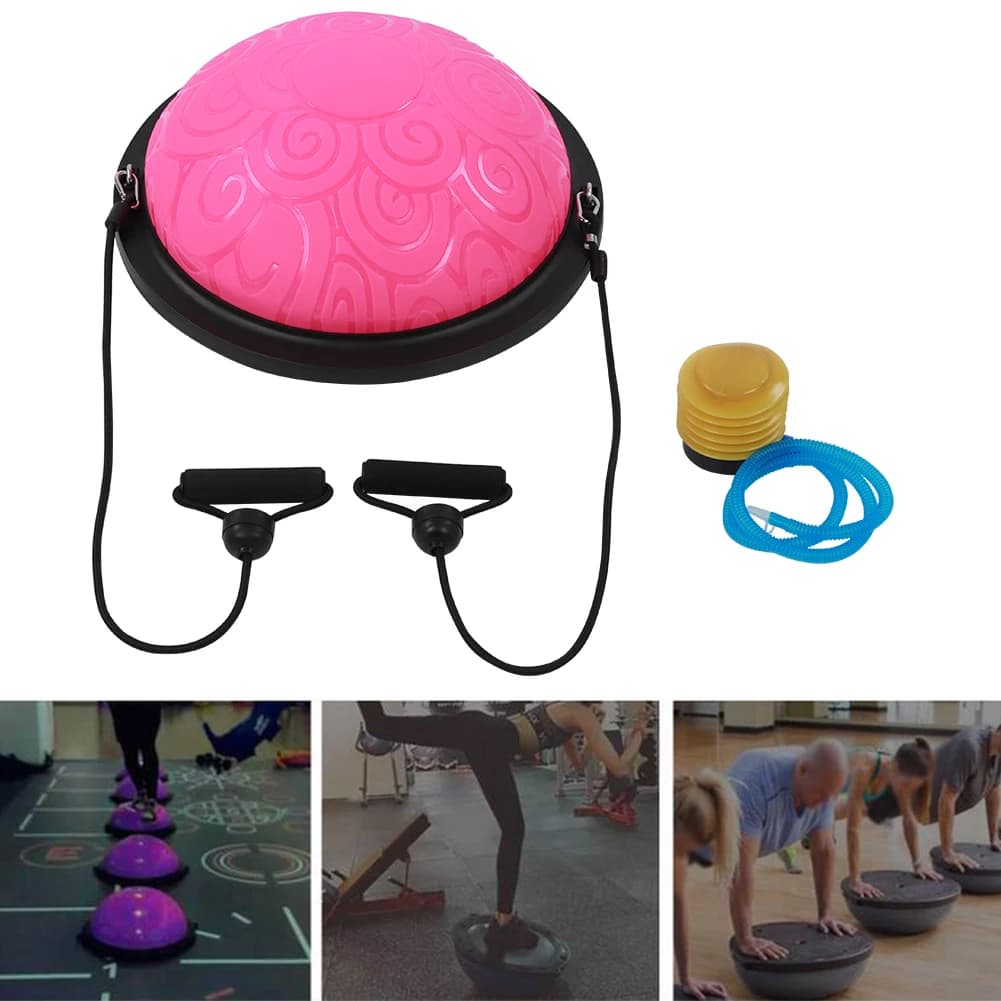 Fitness Balls Yoga Half Balls Thicken Explosionproof Balancing Half Balls Trainer Yoga Pilates Fitness Exercise Equipment