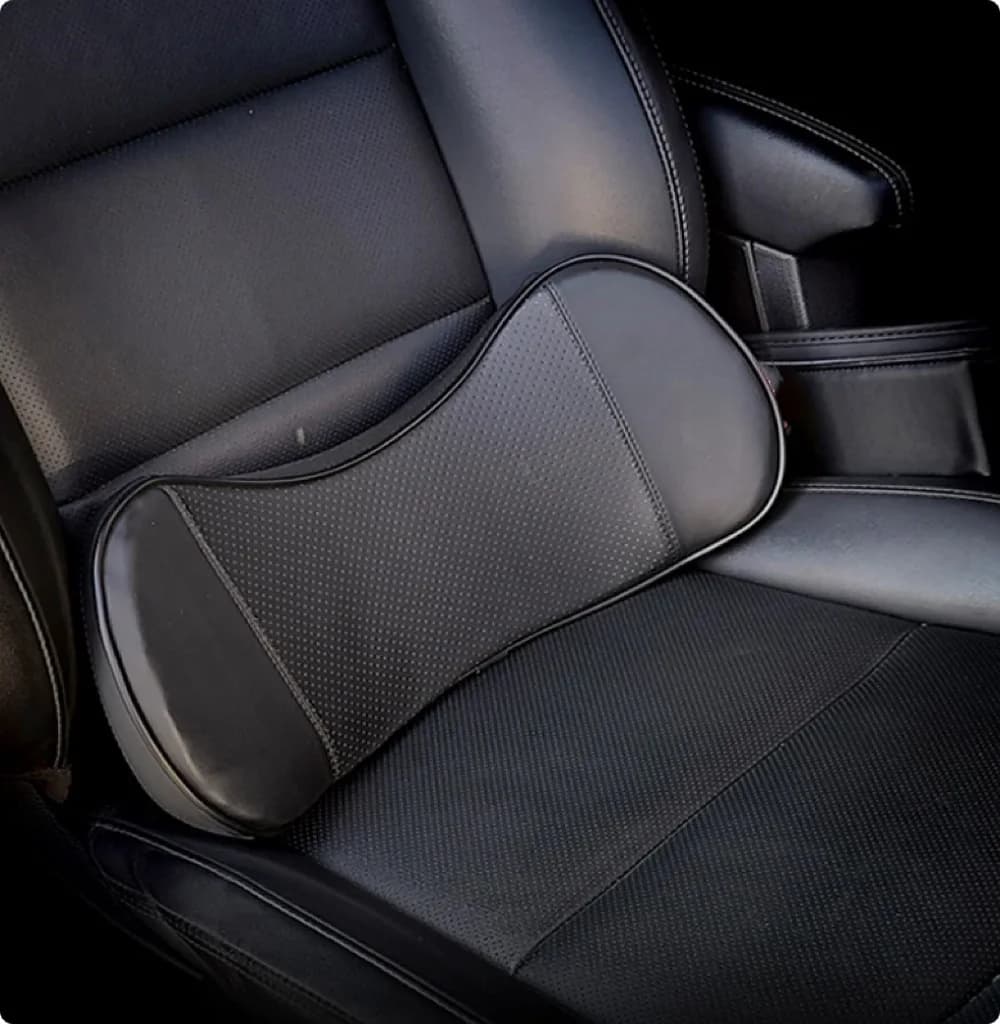 Cuscino per seduta in memory foam PU Sedile Ibiza Cuscino per sedile ergonomico Cuscino per schienale Accessori interni per auto