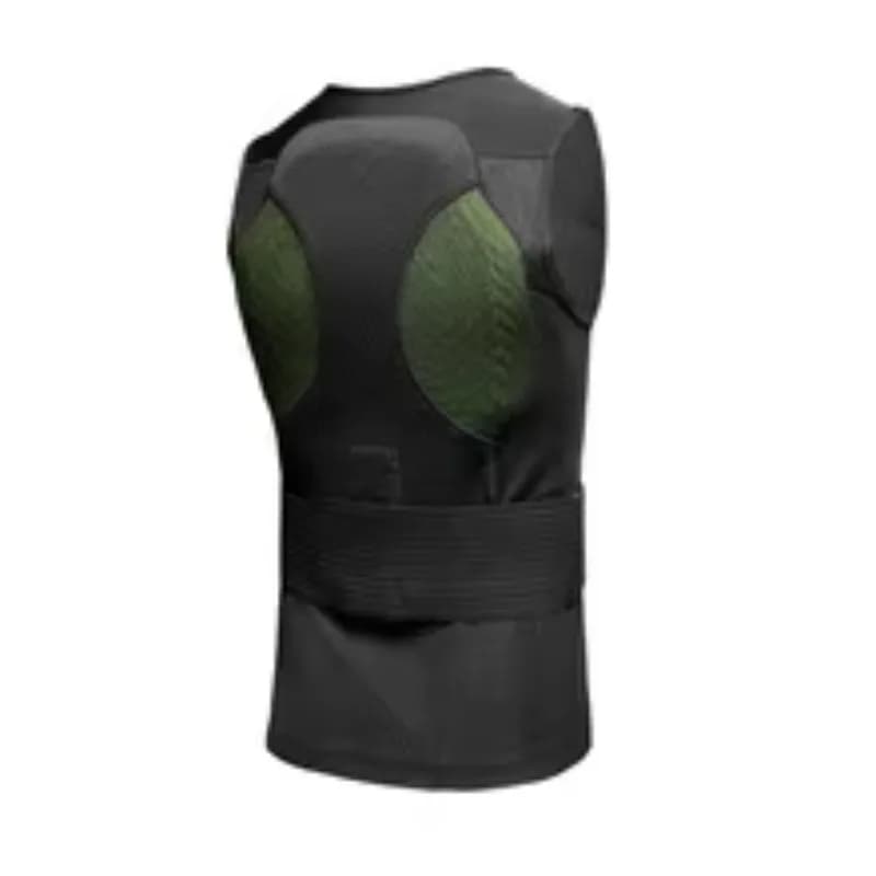 Adult Sports Ski Armor Vest with Adjustable Waist Belt Anti-Fall Breathable Shock-Absorbing Spine & Back Protection