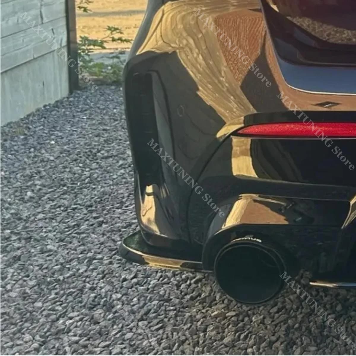 Rear Side Splitters For BMW 1 Series F40 M Sport M Pack / M135i 2019-2024 Diffuser Exhaust Pipe Trim Cover ABS Body Kits Tuning