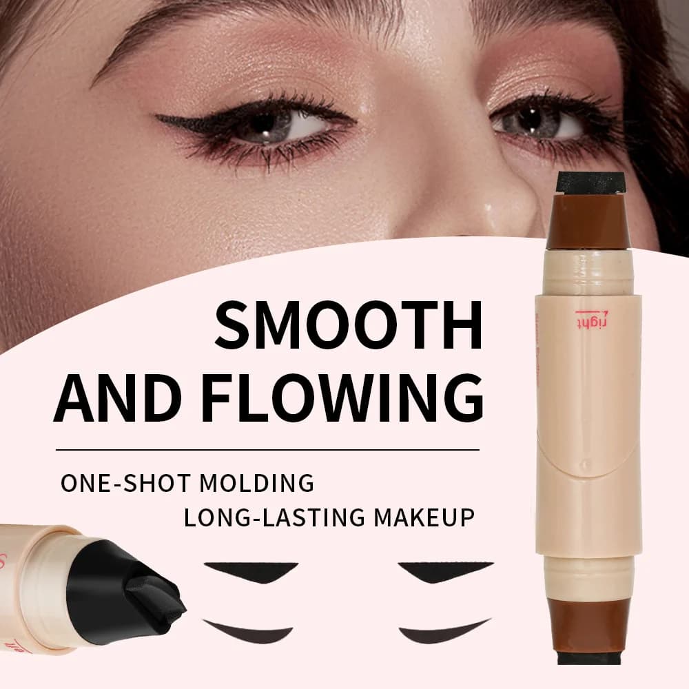 SHEDOES Stamp for Eyeliner to Heart, Tool for Makeup Waterproof Eyes and Resistant to sweat, Foldable and Long Life