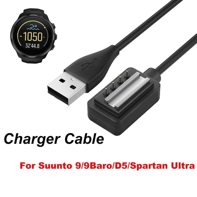 Caricabatterie per Suunto Spartan Sport da polso HR Ultra per Suunto 9 Cavo di ricarica USB Dock Cradle Smart Watch Caricabatterie Accessori