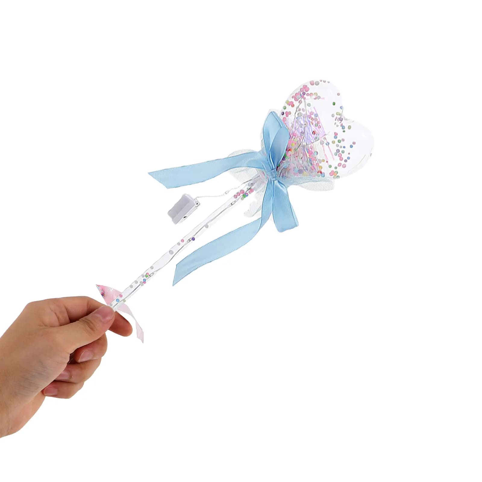 6 bacchette luminose da fata, delicati accessori luminosi per feste, per cosplay, accessori per spettacoli, portatili e maneggevoli