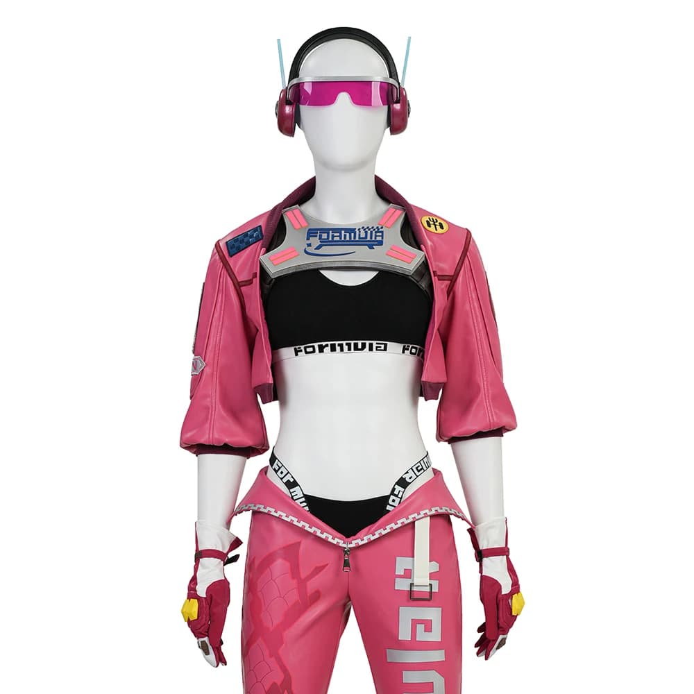 Costume cosplay Psylocke rosa Abiti in pelle Abbigliamento per feste di carnevale di Halloween
