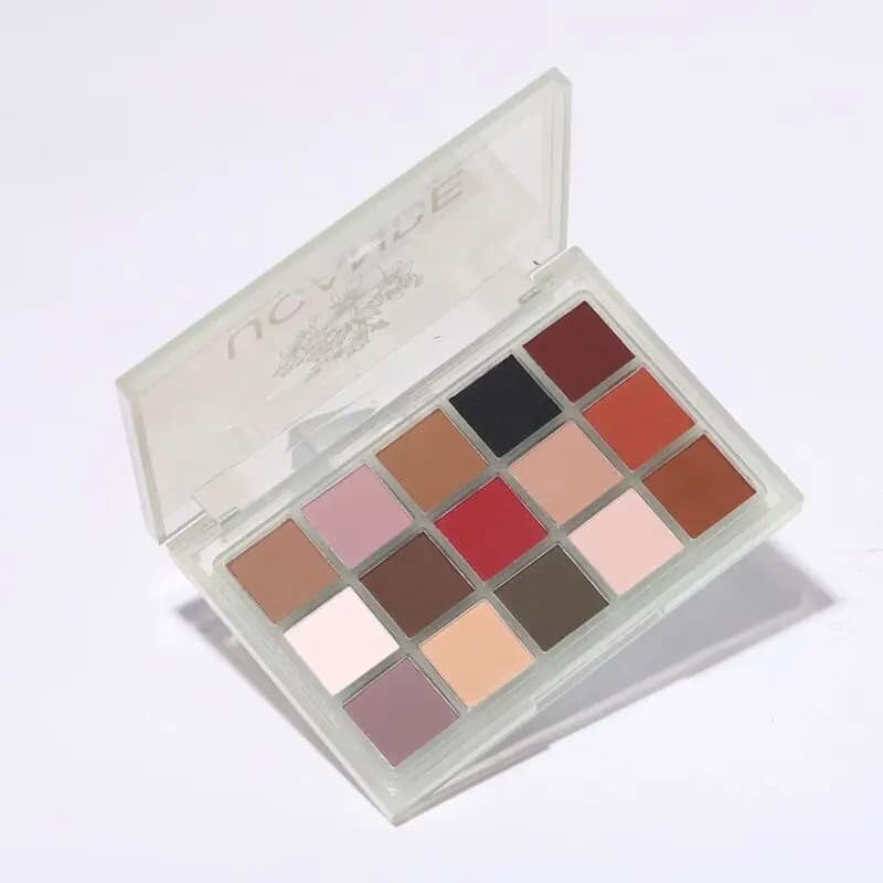 Ucanbe Shades Palette 15 Color Dark Clay Full Matte Autumn Winter Terroso Cacao Red Brown Series Smoked daily trick
