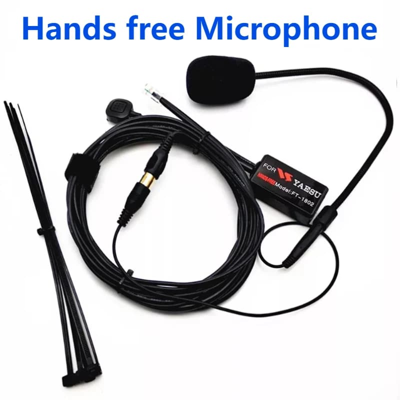 Yaesu FT-7800 Autoradio Finger PTT Mic Microfono a mani libere a 6 pin per FT-8800 8900 FT-1802 FT-1807 FTM-350 FT8900 Walkie Talkie