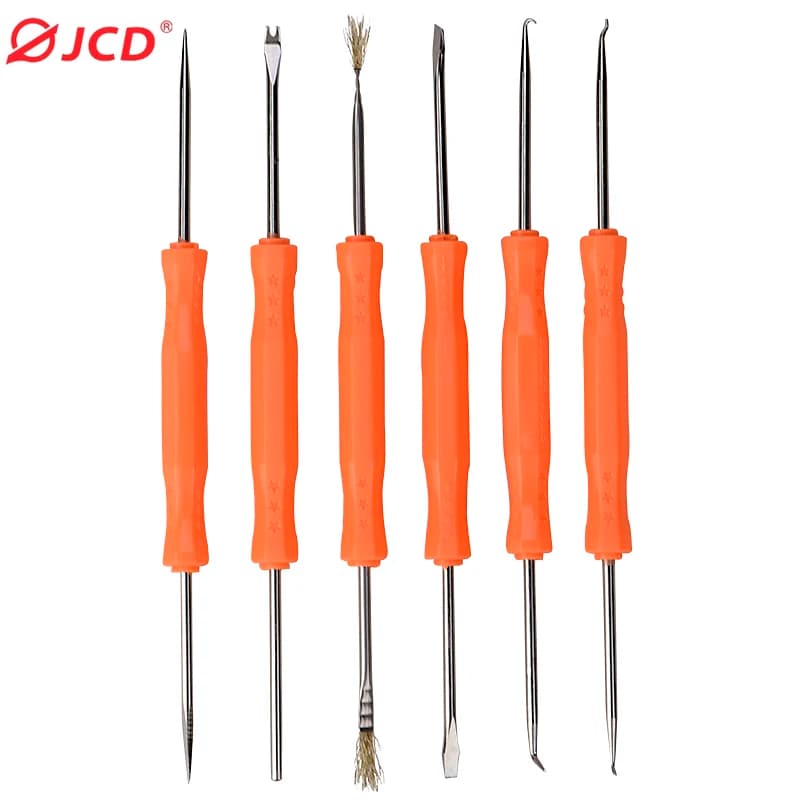 JCD Saldatura Saldatore Pistola Ad Aria Calda Saldatura Assist Smontare Strumento per BGA Componenti Elettronici Riparazione PCB Kit di Pulizia Set