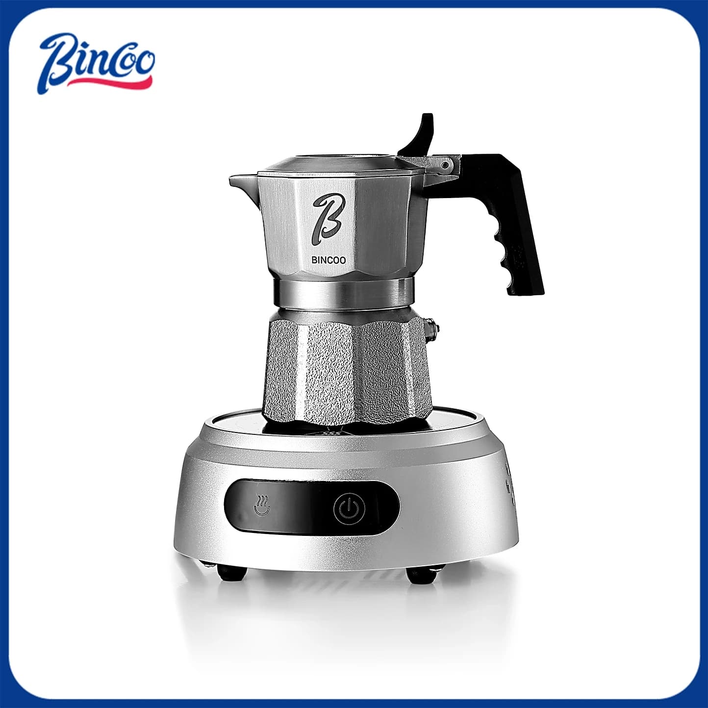Bincoo Professional Mini 3 valve coffee maker Stainless steel construction 316 High density filter with silicone boost valve