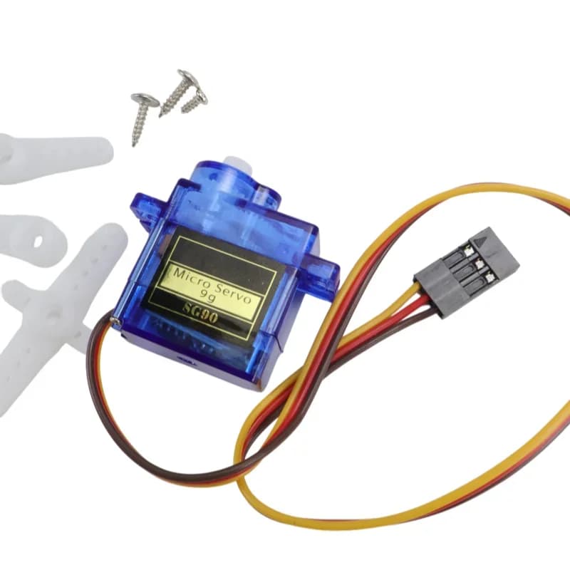 Servomotore Digitale Mini Micro SG90 9g Compatibile con MG90 9G per Elicottero RC, Aereo, Mini Barca, Auto, Rotazione 180/360 Gradi