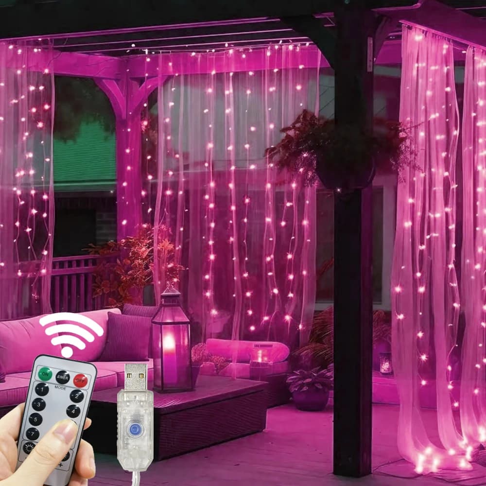 Tende Led Fata String Light 2026 Ramadan Decorazione di San Valentino USB Ghirlanda di nozze Luce Festa Eid Mubarak Decorazione