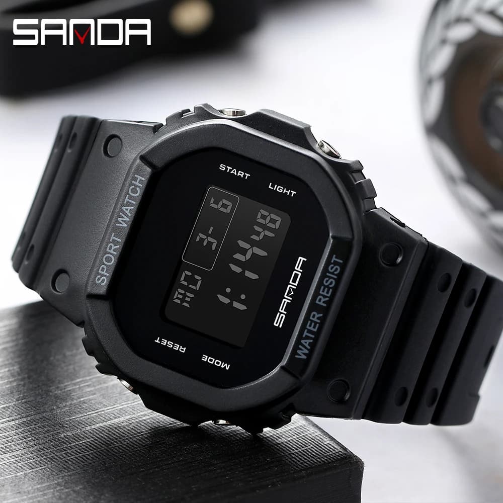 SANDA G Style Waterproof Men's Digital Watch Ms Men's Sports Watch Boy Girl's Watch Electronic Relogio Masculino Relógio Mulhe
