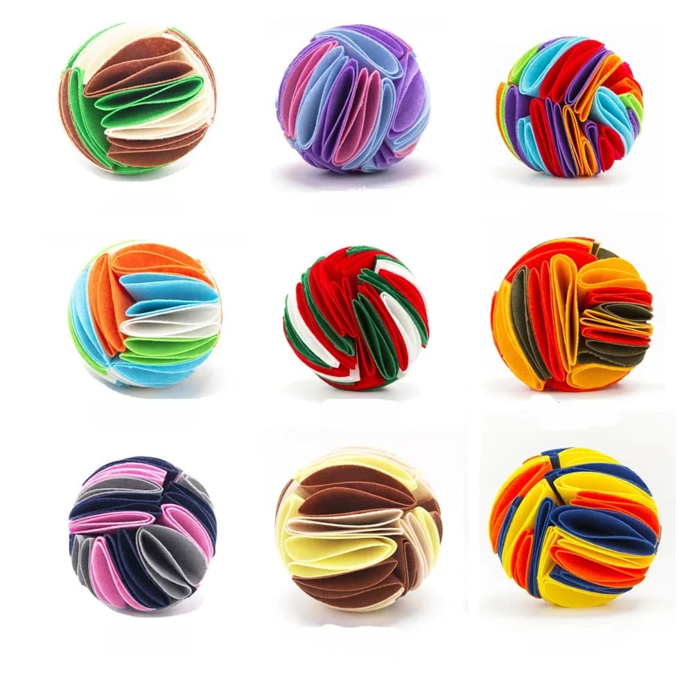 Cane Snuffle Ball Mat Sniffing Training Cibo Naso Coperta Staccabile Cuscinetti per Alimentazione Lenta Puzzle Giocattolo per Cuccioli Gatti Forniture per Animali Domestici
