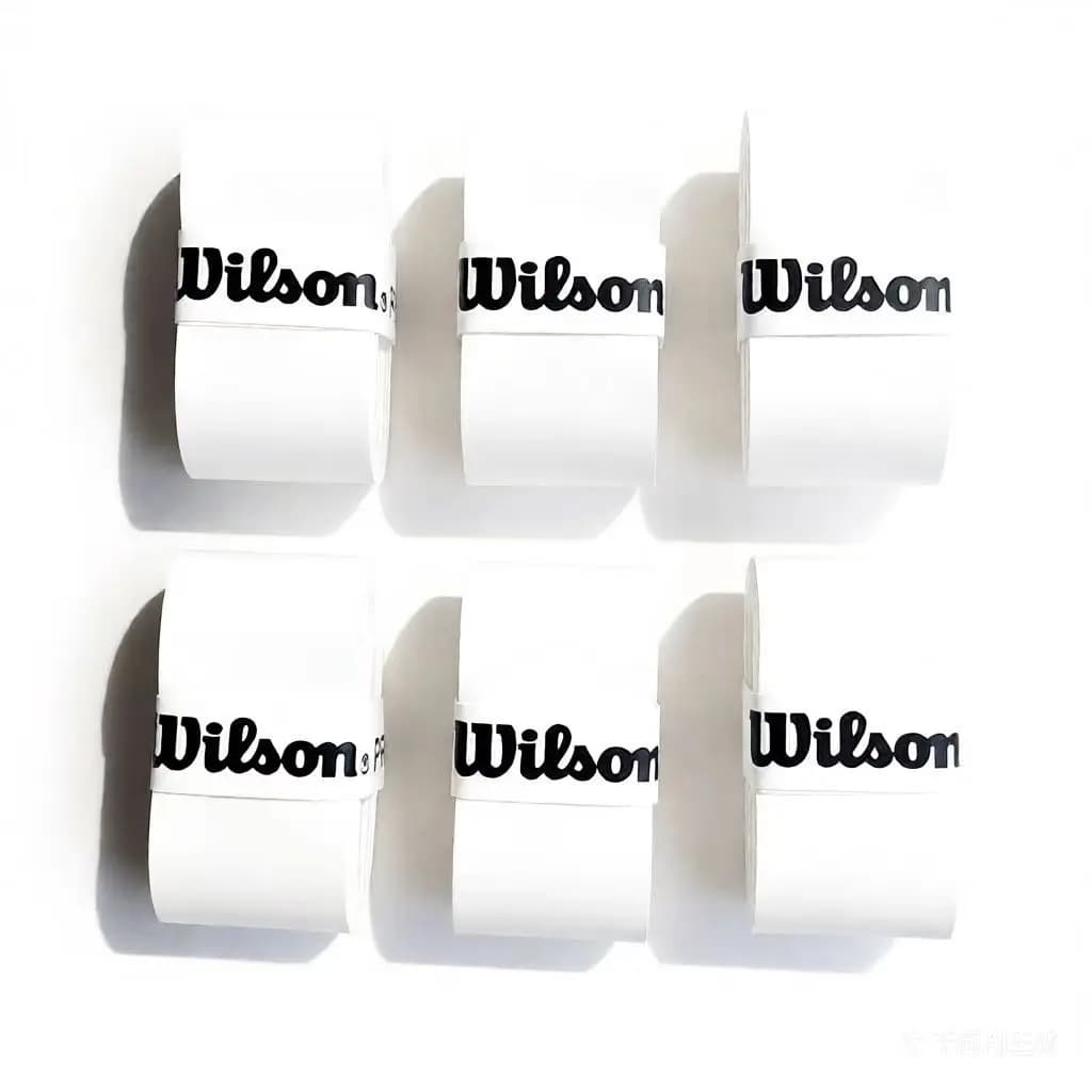 12 Pieces Wilson Overgrip of High Quality for Tennis Racks, Anti-slip and Absorbent, Badminton and Padel Rack Tape - Tennis and Badminton Accessories