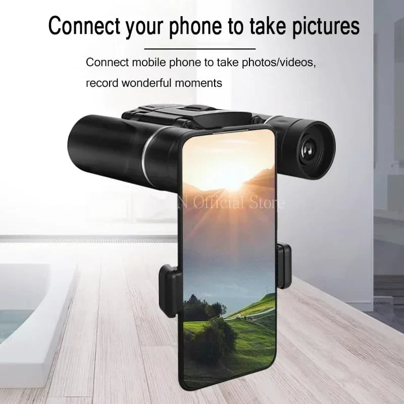 Telescopio tascabile da viaggio portatile telescopio binoculare HD ad alta potenza 100x22 per viaggi di campeggio all'aperto da caccia