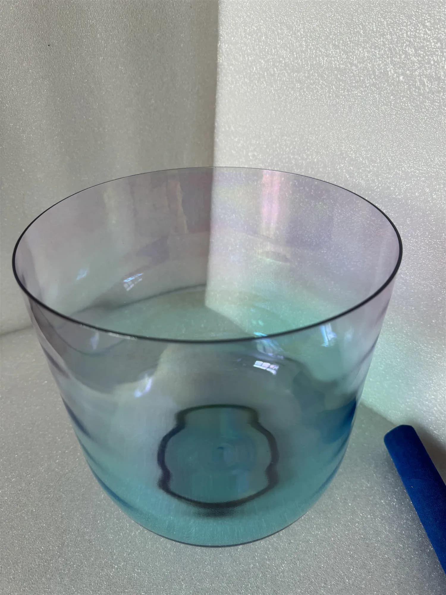 3rd octave mixed cosmic color Crystal Singing Bowl 432HZ perfect Musical Note "E" Solar plexus chakra or "F" note Heart chakra