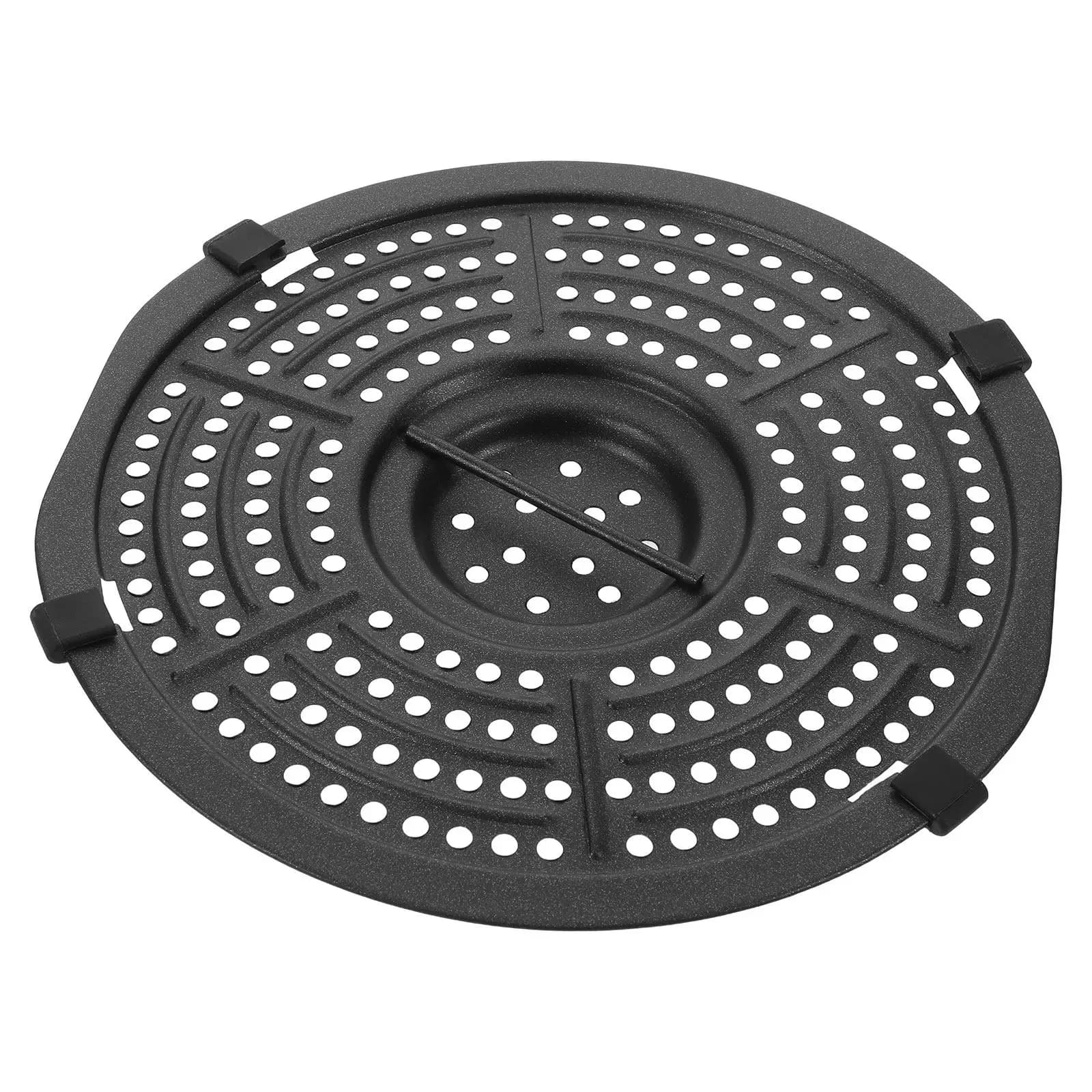 Nonstick Air Fryer Replacement Grill Pan 18Cm Crisper Plate Bbq Cooking Tray for Steak Pizza French Fries Air Fryer Accessories