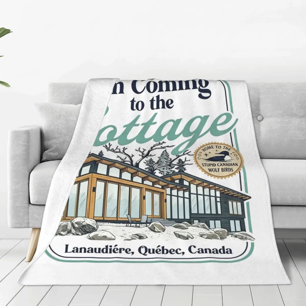 Coming To The Cottage Heated Rivalry 1 Blanket Soft Warm Flannel Throw Blanket Bedding for BedPicnic Travel Home Sofa