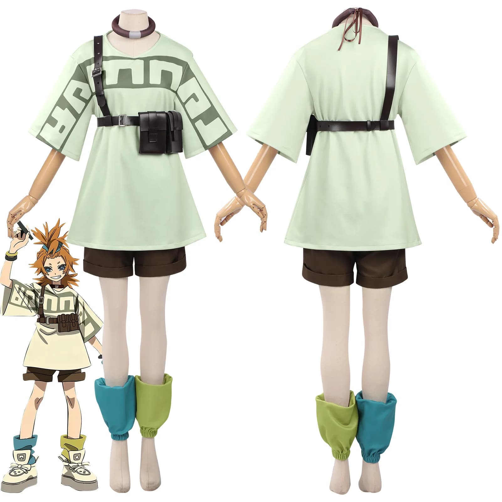 Costume Cosplay Anime Gachiakuta Remlin Set Completo Outfit per Giochi di Ruolo Costume di Halloween per Donne