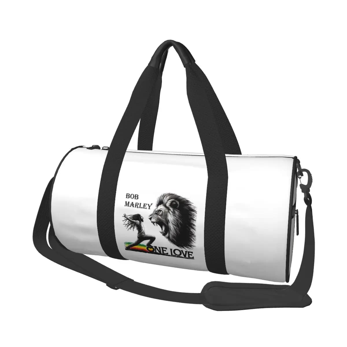 Jamaica Reggae Rock Bob Marley Borsone grande da palestra Borsone impermeabile Borse da viaggio Borse Borsa fitness