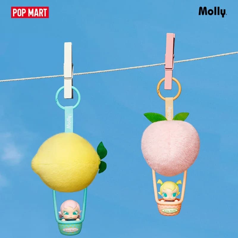 POPMART Baby Molly Fruit Colorato Profumato Bustina Ciondolo Serie Scatola Cieca Guess Bag Giocattoli Originali Bambola Simpatica Figura Anime