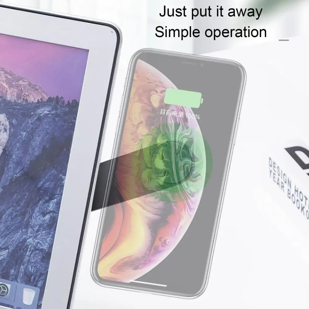 Dual-screen Interaction Stand Portable Magnetic Phone Holder Expansion Bracket for Laptop Desktop Monitor Strong Adhesion