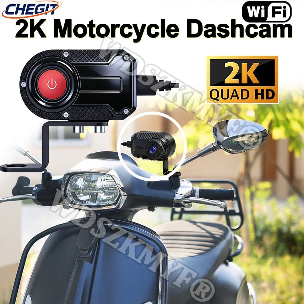 Nuovo 2K Moto Guida Dash Cam DVR 30fps Videocamera Mountain Bici Elettrica Bicicletta Casco Moto Telecamera Esterna Scatola Nera