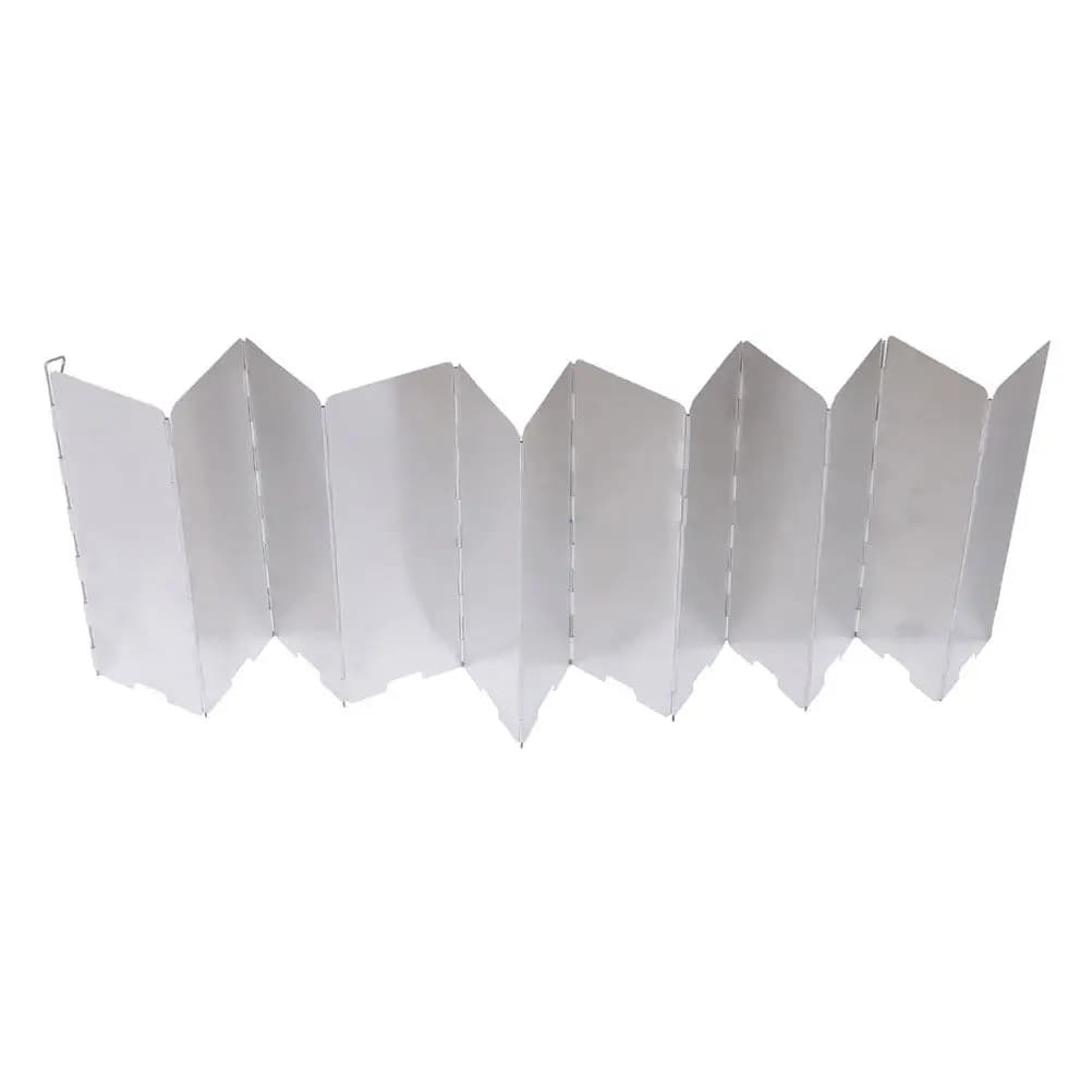Paravento Pieghevole per Fornello da Campeggio, Leggero, Resistente all'Usura, Materiale Premium, Stabile sul Suolo