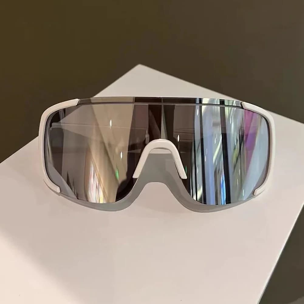 Occhiali da sci con montatura grande UV400 Occhiali da sci da montagna antiappannamento Sport all'aria aperta Occhiali da snowboard da neve per giovani adulti