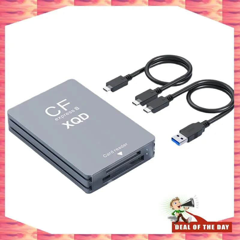T81C! Lettore di Schede Dual-Slot USB 3.2 (10Gbps) 3 in 1 CFexpress Tipo B XQD SD per Schede di Memoria Sony Serie G/M Lexar