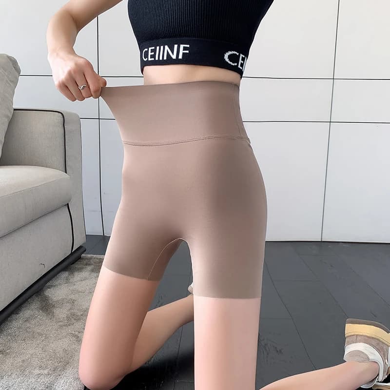 High elastic three inch shark shorts anti slip hip lift tummy slimming lightweight breathable safety pants casual fitness wear