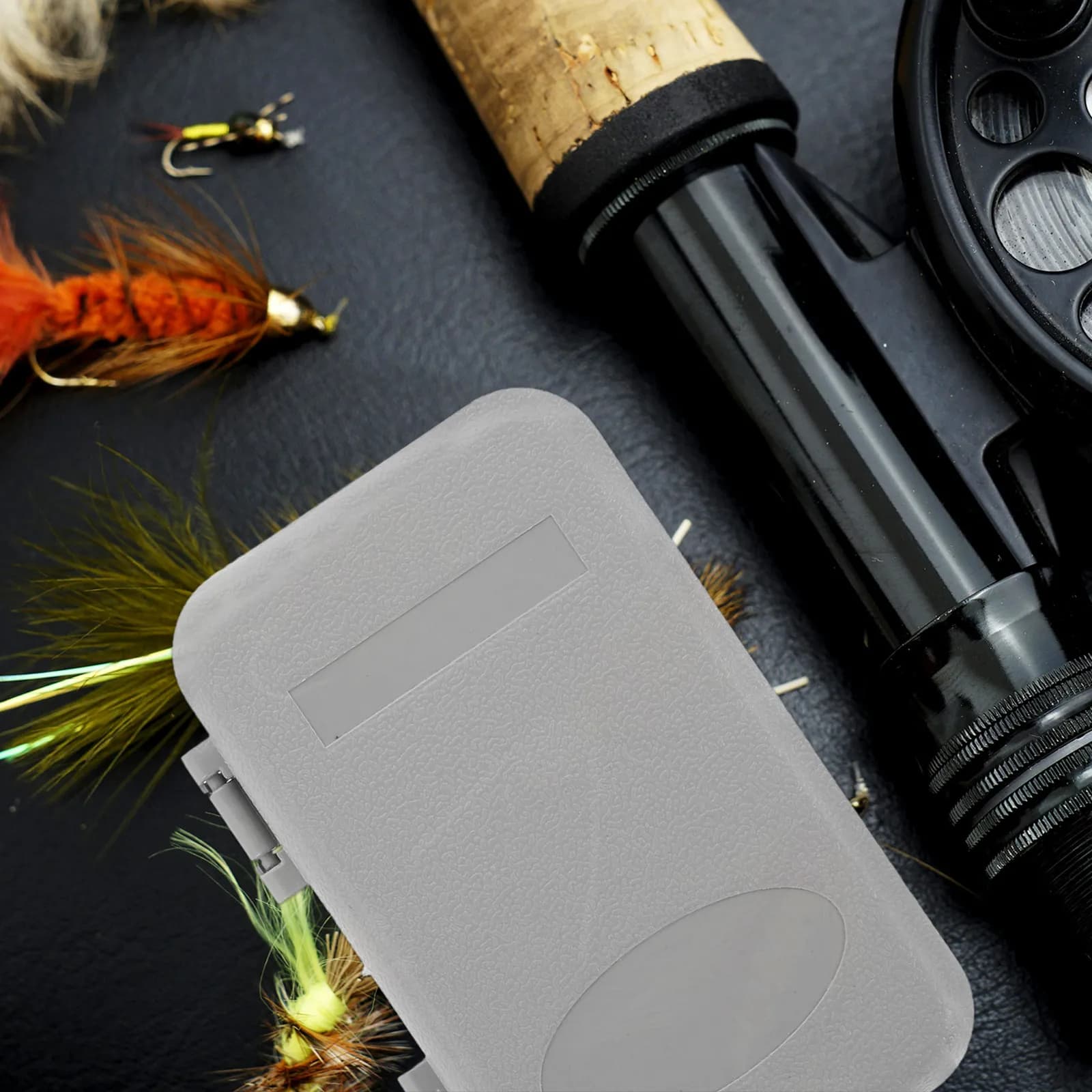 Scatola per Attrezzatura da Pesca in Plastica ABS Rigida, Organizer Compatto Multi-Scomparto per Ami, Esche, Accessori e Attrezzi da Pesca