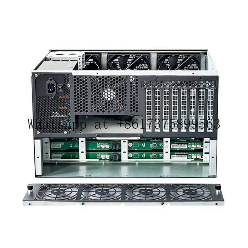 JMCD 12S4-1 Telaio per server NAS montato su rack 4U 6U a 12 alloggiamenti con cloud Internet GPU AI per casa/ufficio