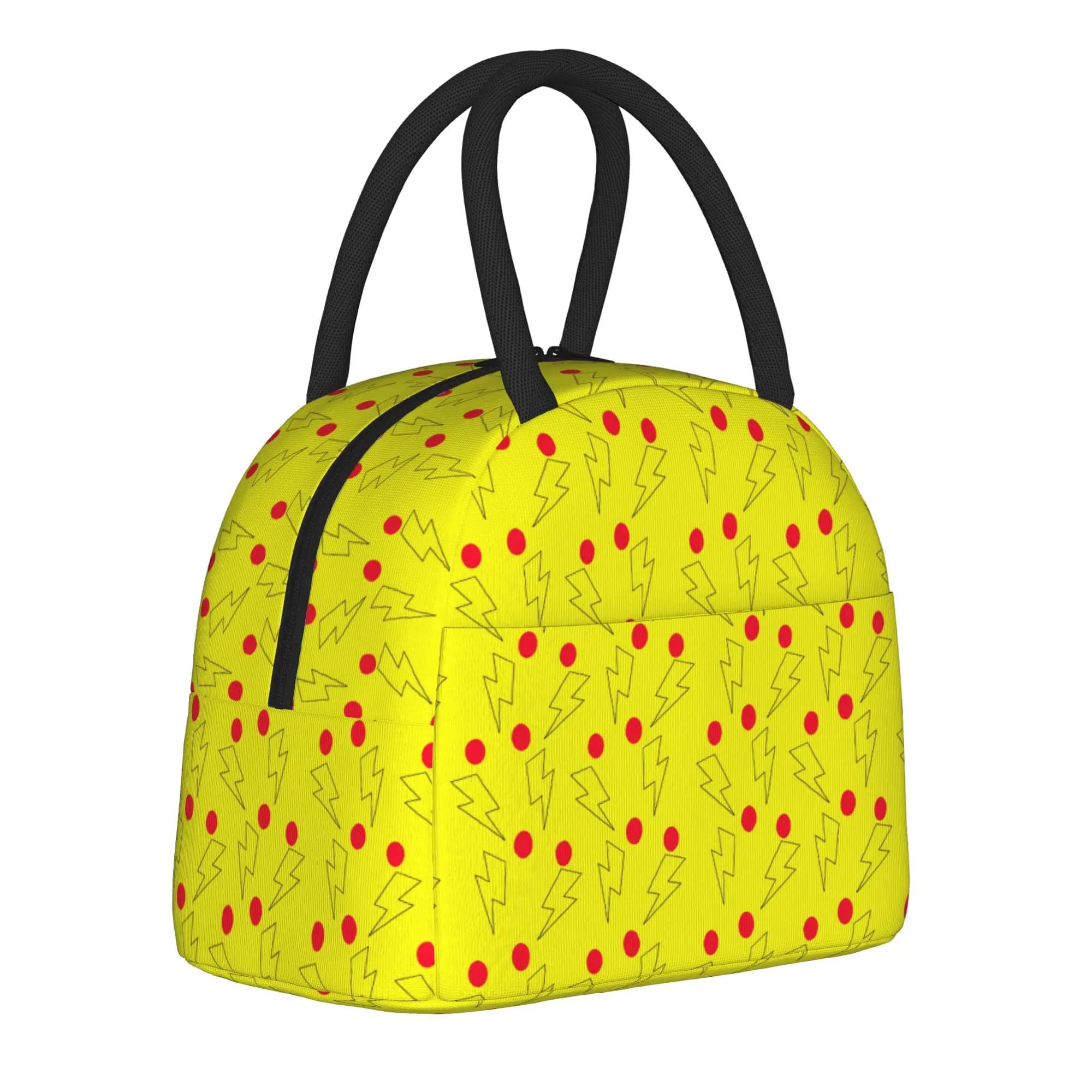 Flash of Lightning Pikachu Borse termiche per il pranzo, contenitore per pasti Pokemon di grandi dimensioni, borsa termica, borsa per il pranzo, borse da viaggio per alimenti