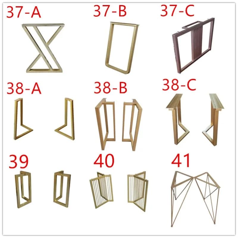 Wrought iron table bracket large board table rack coffee legs table feet desk bar custom