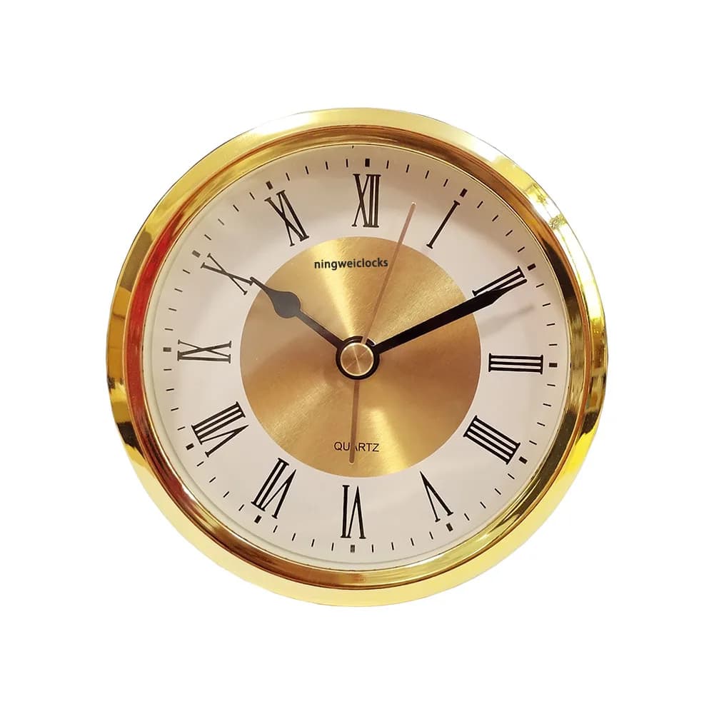 Movimento dell'orologio al quarzo con quadrante inserto da 89 mm - Meccanismo dell'orologio fai-da-te per la riparazione dell'orologio da parete e la realizzazione artigianale (batteria non inclusa)