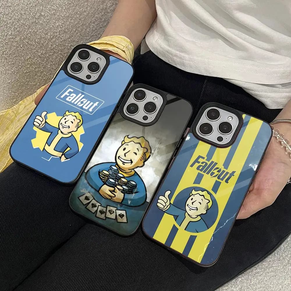Game FalloutGame Fallout Phone Case for Iphone 17 16 E 15 14 Air 13 12 11 Pro Max Mini Plus Fundas Shell PC+TPU Cover