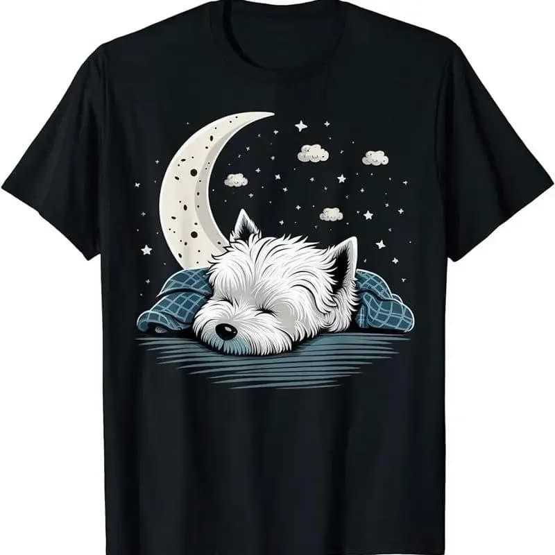 Maglietta per dormire Napping Westie Pajama West Highland White Terrier
